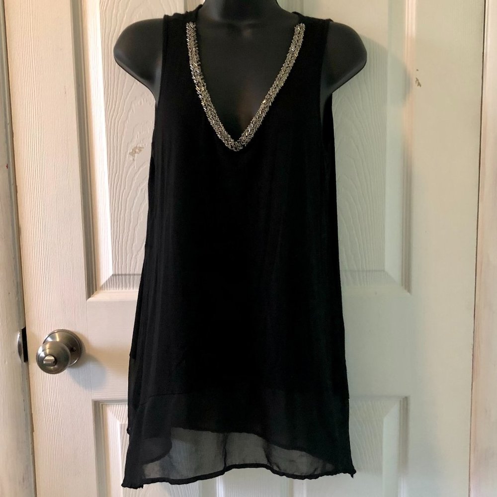 Black Sleeveless Top Easy To Dress Up & Dress Down
